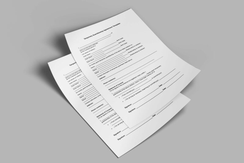 Documentation for guardianship Documentation for guardianship